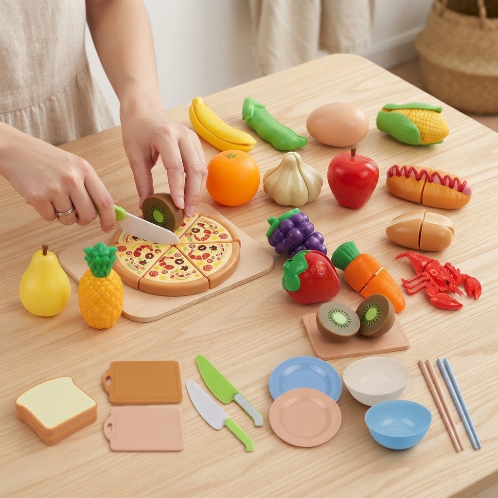 Kitchen Kids Baking Set - 2026 Montessori Speelgoed Eten 1 Stuk