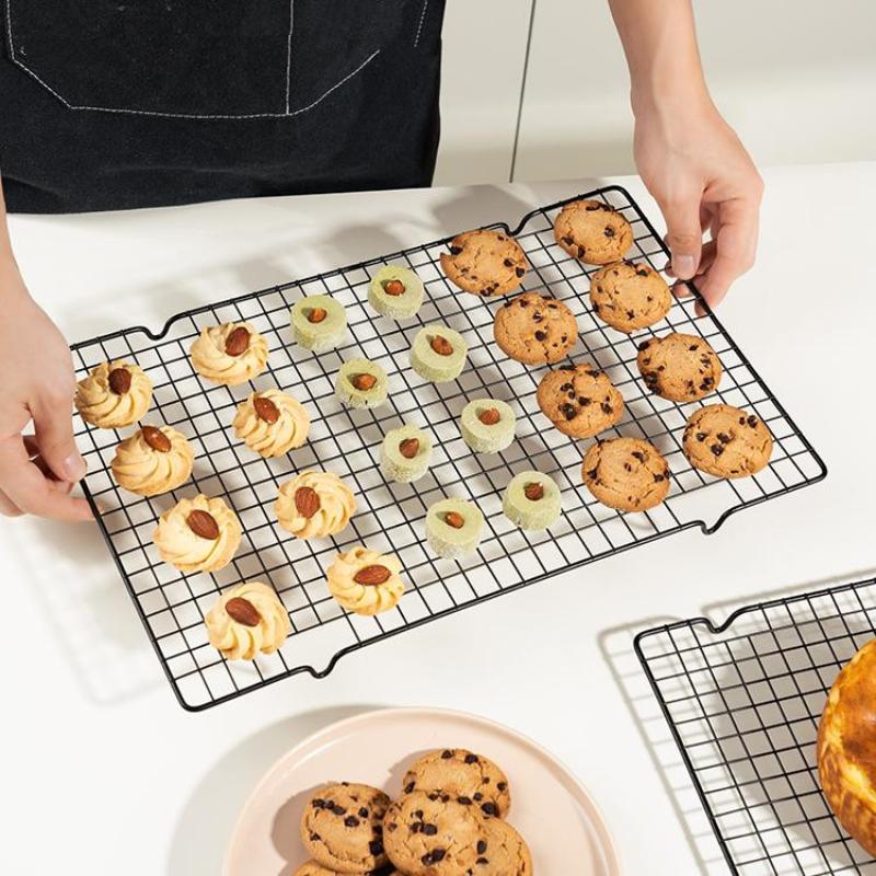 Kitchen Baking Rack - Drip Droogrek Koelrooster Roestvrijstalen Broodkoekkoek Koelrek