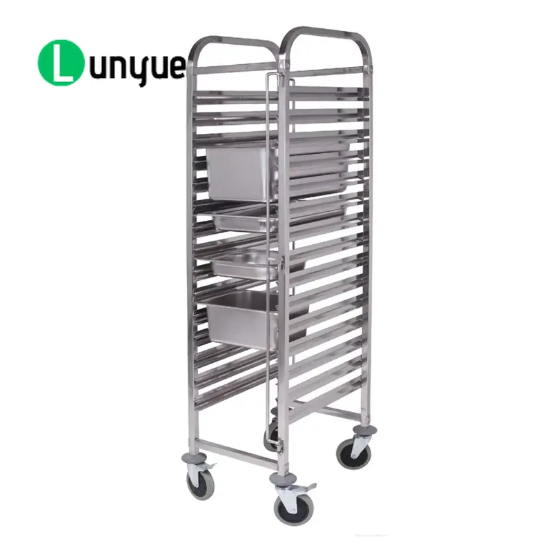 15-laags roestvrijstalen GN-ov - Kitchen Baking Cart recensie en prijs