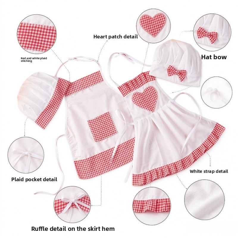 Kinderen Chef-kok Schort Hoed  - Kitchen Kids Baking Set recensie en prijs