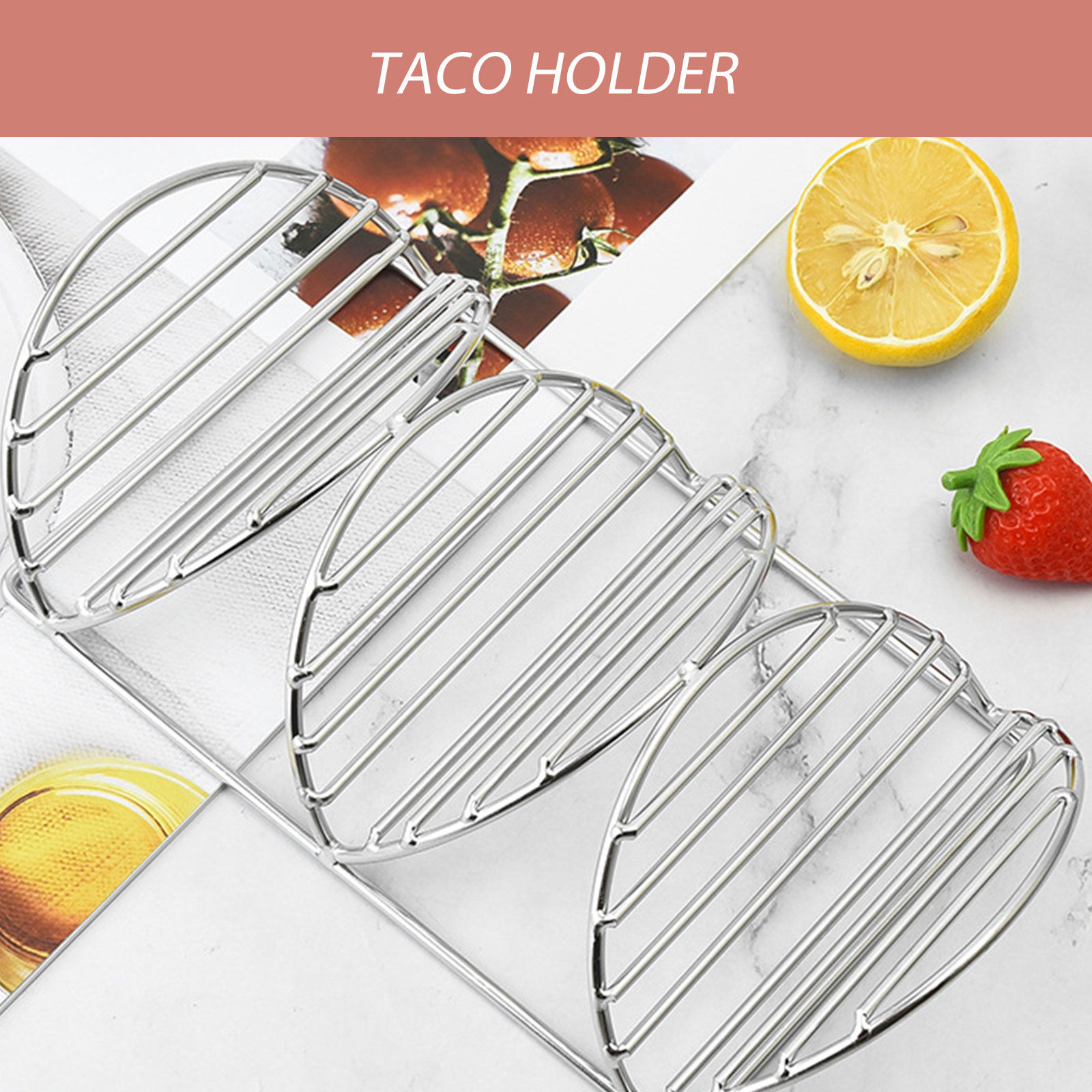 Taco-rek, roestvrijstalen, rec - Kitchen Baking Rack recensie en prijs