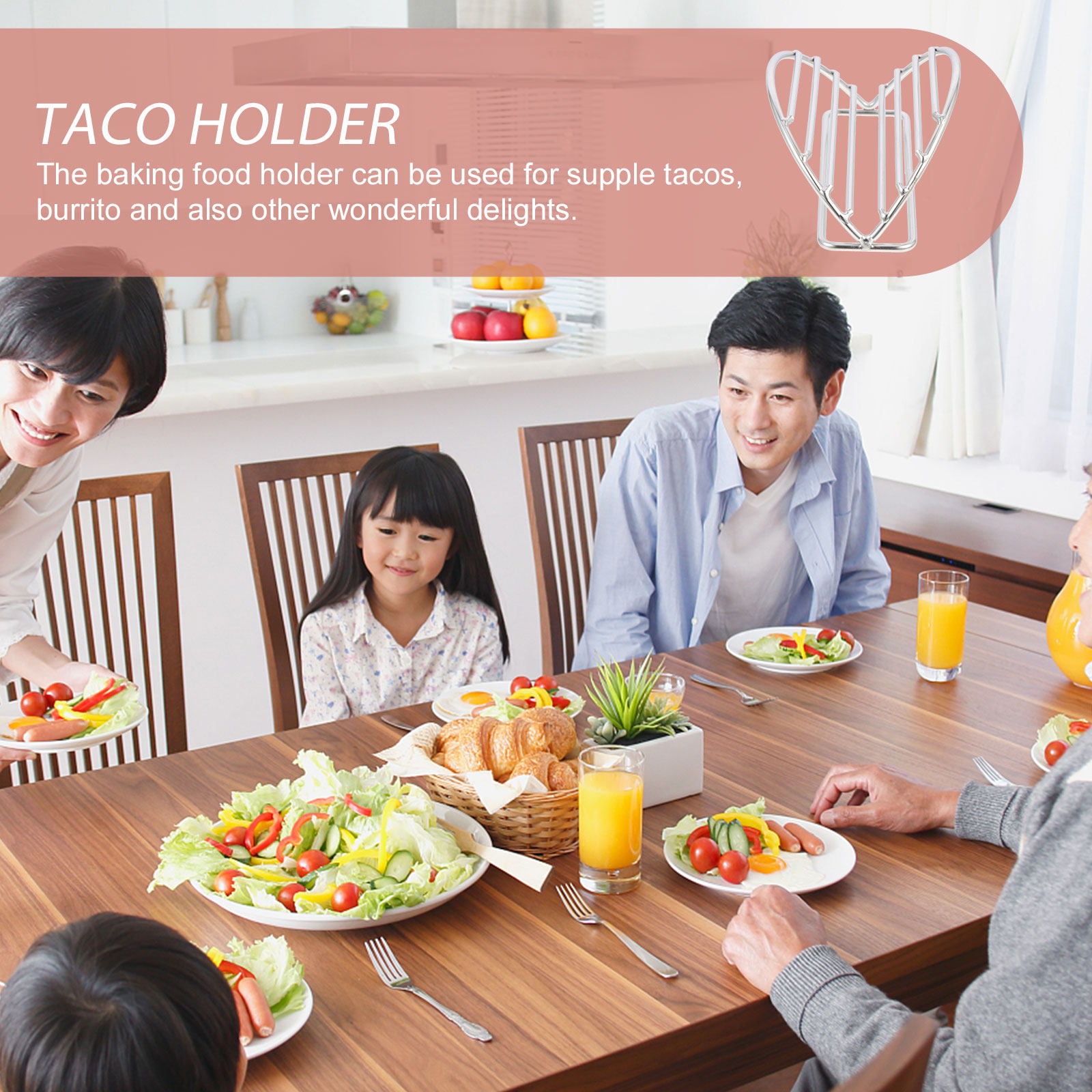 Taco-rek, roestvrijstalen, rec - Kitchen Baking Rack recensie en prijs