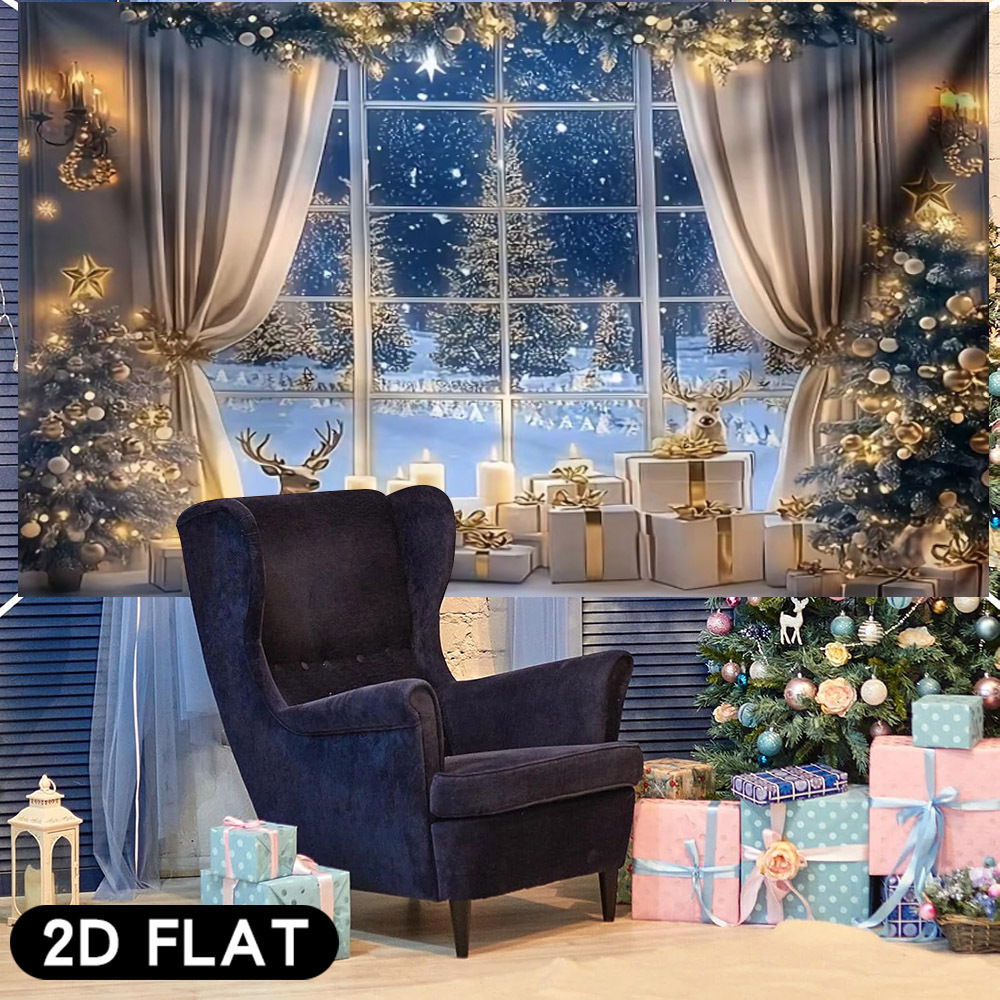 Witte winterkerst achtergrondb - Kitchen Baking Background recensie en prijs