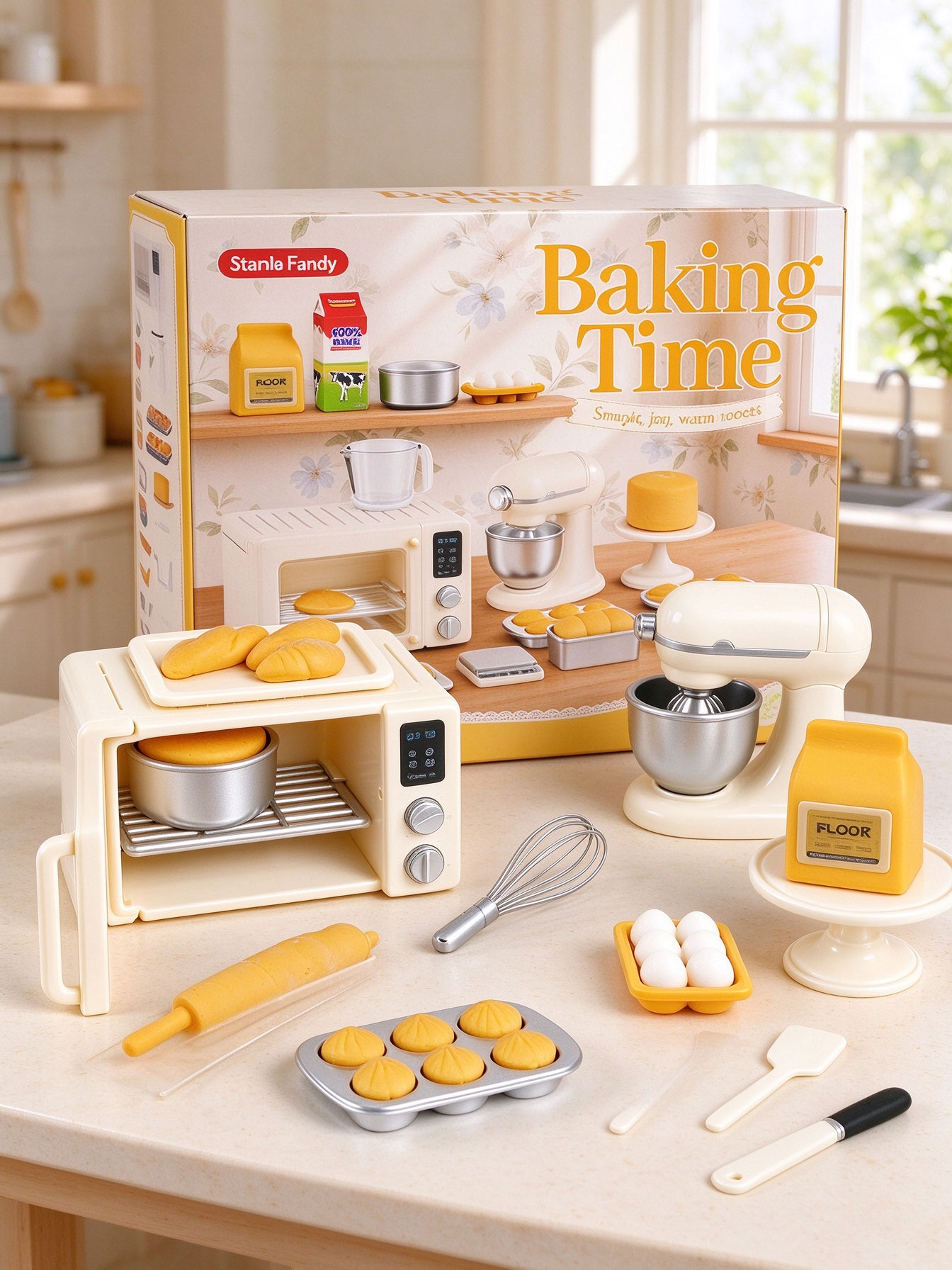 Mini Bakset Speelgoedset Poppe - Kitchen Kids Baking Set recensie en prijs