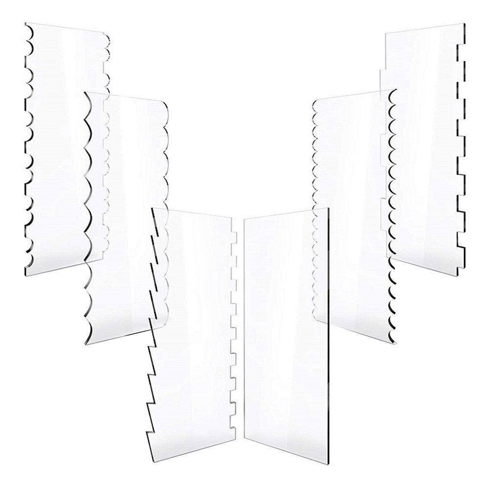 Acryl taartspatelset, 6 stuks, - Baking Kitchen Set recensie en prijs